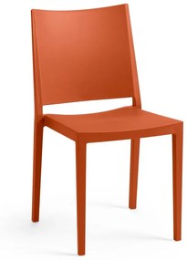 Narancssárga műanyag kerti szék Mosk – Rojaplast