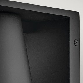 Hinkley HK-HANS-S-BLK -LED Kültéri fali lámpa HANS 1xGU10/8W/230V IP44