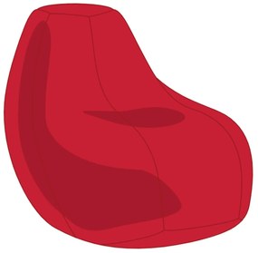 Piros Tini Babzsákfotel Huzat