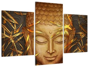 Kép - arany Buddha (90x60 cm)