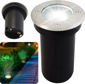 LED-es földbe süllyeszthető lámpatest LED-es szem GU10 110mm IP67 kerti