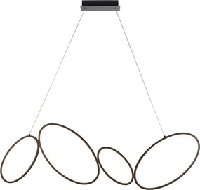Endon OVALS 97628 Függőlámpa 4x10.75W/LED 3000K 1950LM IP20