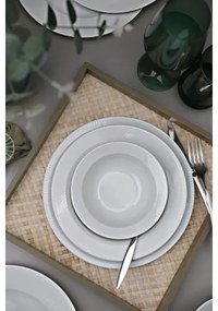 18 darabos fehér porcelán étkészlet