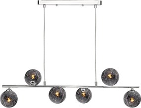 Dar Lighting modern függeszték spiral fekete csiszolt króm darspi6450-21