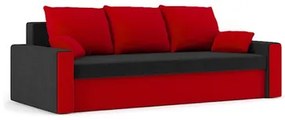 PANAMA kinyitható kanapé Fekete /piros