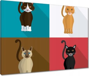 Vászonkép 80x60 Cica