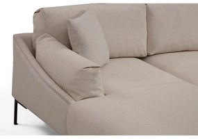 Leo világosbézs sarokkanapé, bal oldali - Artie