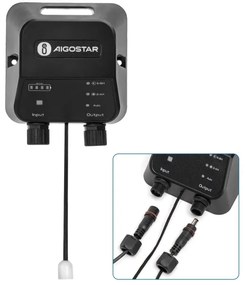 Aigostar - LED Napelemes csillár LED/70W/12V 6000 mAh 6500K átm. 12 cm