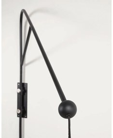 Fekete fali lámpa ø 30 cm Eleazar – Kave Home