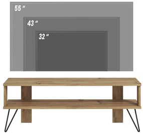 TV asztal/szekrény Dual (tölgy). Akció -11%. 1107983