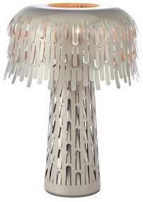 Szürkésbézs asztali lámpa fém búrával (magasság 38 cm) Verbera – Markslöjd