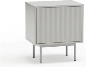 Világosszürke matt éjjeliszekrény Sierra – Teulat