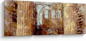 Kép - Érechthéion, Athens, görögország (órával) (90x30 cm)