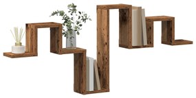 Falipolc Öreg Fa 104,5x10x43 cm Műszaki Fa