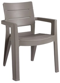CURVER SZÉK IBIZA MAGASTÁMLÁS CAPPUCCINO MŰANYAG FAHATÁSÚ 62X62X83CM