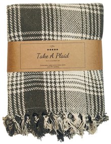 Piknik takaró TAKE A PLAID 160x160 cm, zöld