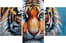 Kép - Tigris látképe, festmény (90x60 cm)
