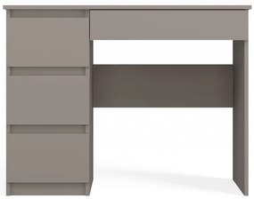 Mijas íróasztal bal oldali tárolókkal, 98x76x51 cm, agyag színű