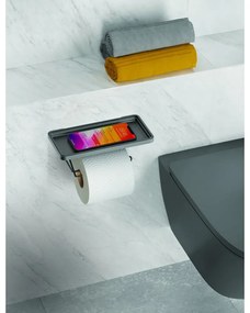 Öntapadós rozsdamentes acél WC-papír tartó Origin Lava – Metaltex