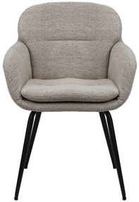 MAZZONI EXPORT GEORGIA Beige Latte (Monza 60 szövet) - MODERN KÁRPITOZOTT BOUCLÉ SZÉK NAPPALIBA/ÉTKEZŐBE/LOFT IRODÁBA