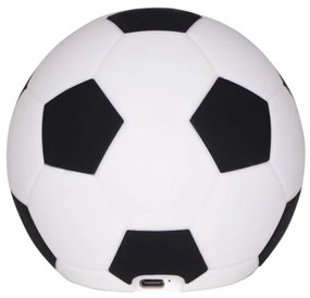 LED érintős, dimmelhető gyerek lámpa FOOTBALL LED/2W/5V USB 1200 mAh fehér/feket