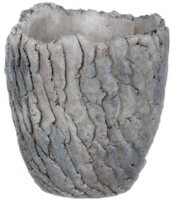 Pau beton virágtartó kaspó, világosszürke, 15 x 16,5 cm