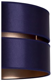 Duolla - Csillár zsinóron DUO 1xE27/15W/230V átm. 40 cm kék/arany