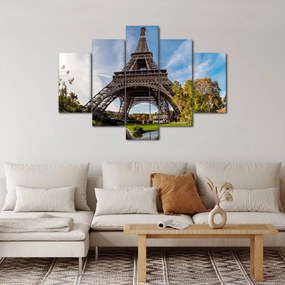 Kép - Eiffel-torony színes (150x105 cm)