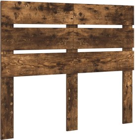 vidaXL Fejtámla Füstölt tölgy 120 cm Faanyag