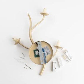 Brilagi - LED Fali lámpa MISTEL 3xG9/3W/230V arany/fehér