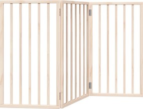 vidaXL összecsukható kutyakapu 3 panelből, 150 cm, nyárfa