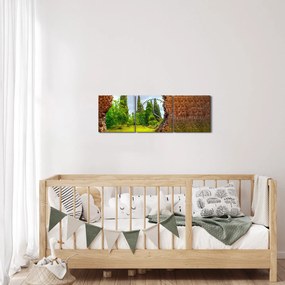 Kép - Édenkert (órával) (90x30 cm)