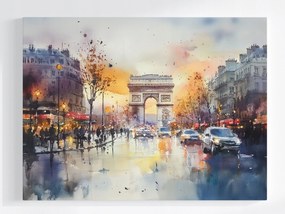 Vászonkép Canvas Város Párizs Franciaország Diadalív 80x60