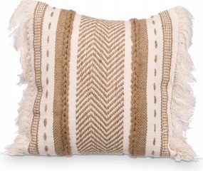 Boho Pamut Rojtos Díszpárna 45 x 45 cm Nappaliba