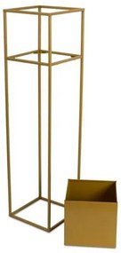 Virágállvány 90x24 cm arany színben