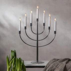 Ezüstszínű konnektorhoz csatlakoztatható karácsonyi fénydekoráció Titus – Star Trading