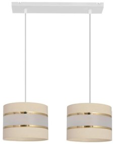 Csillár zsinóron HELEN 2xE27/15W/230V krém