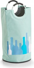 Zeller Szennyeskosár fogantyúkkal kerek, menta színű 36x72cm