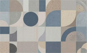 Falfestmény Tapéta Prémium Geometrikus mozaik 416x254