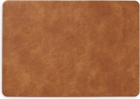 Alátét, bőr utánzat, konyak színű, 42,5 x 30 cm