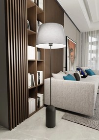 Emibig modern állólámpa pearl fekete szürke emi1420/lp1
