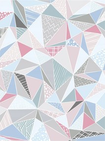 3D fotótapéta háromszögek tömbök fotótapéta 184 x 254