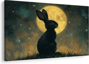 Kép - Nyúl és hold (90x60 cm)