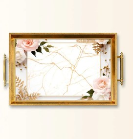 Üveg tálca, 38×24 cm – TPEA9907