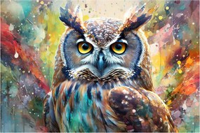 Kép - Egy bagoly festménye (90x60 cm)