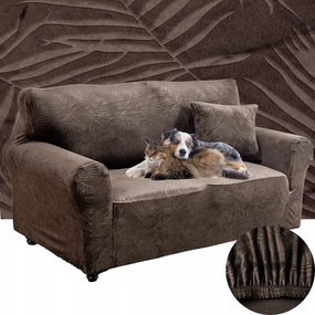 Kanapé Huzat Sarok Velúr Pálmalevél 145-185CM Oeko-tex