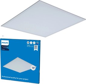 Led panel süllyesztett lámpatest 36W 3200lm 62x62 cm UGR19 Kazetta Philips