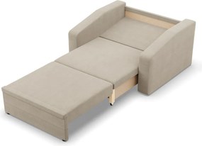 Vertico fekvőfotel, 90 cm széles, fonott, bézs