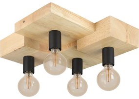 Eglo 43798 - Mennyezeti lámpa HALKIN 4xE27/40W/230V