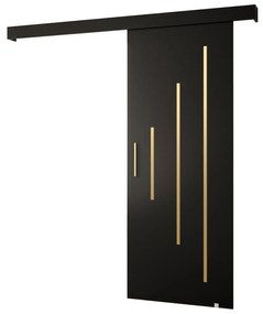 Tolóajtó 70 cm Slavdro 3 (matt fekete). 1108774